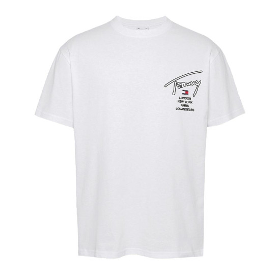 Tommy Hilfiger Ανδρική κοντομάνικη μπλούζα Signature Back Logo T-Shirt